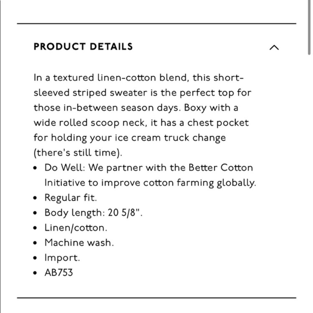Madewell Watermoor Short Sleeve Sweater - Picture 4 of 4